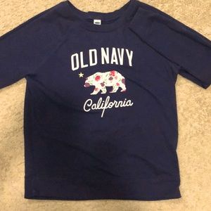 NAVY BLUE OLD NAVY CREWNECK 👔 XS
